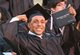 Wellborn High School graduate Alexander Jefferson is all smiles after receiving his diploma Thursday.