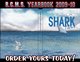 Yearbook cover will not have the top or bottom sales writing on it.
