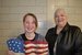 Kaitlin McIntosh with Mrs. Kirkland,  her fifth grade teacher.
