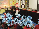 Cat in the Hat and Jackson High School students came to read for Dr. Seuss` birthday-March 2, 2015!!!!