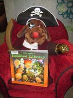 Our book buddy Bernie