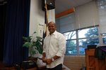 Parent volunteer, Mr. Colimon, coordinates our food pantry