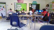 7th Grade in Action:
Science Lab Stations